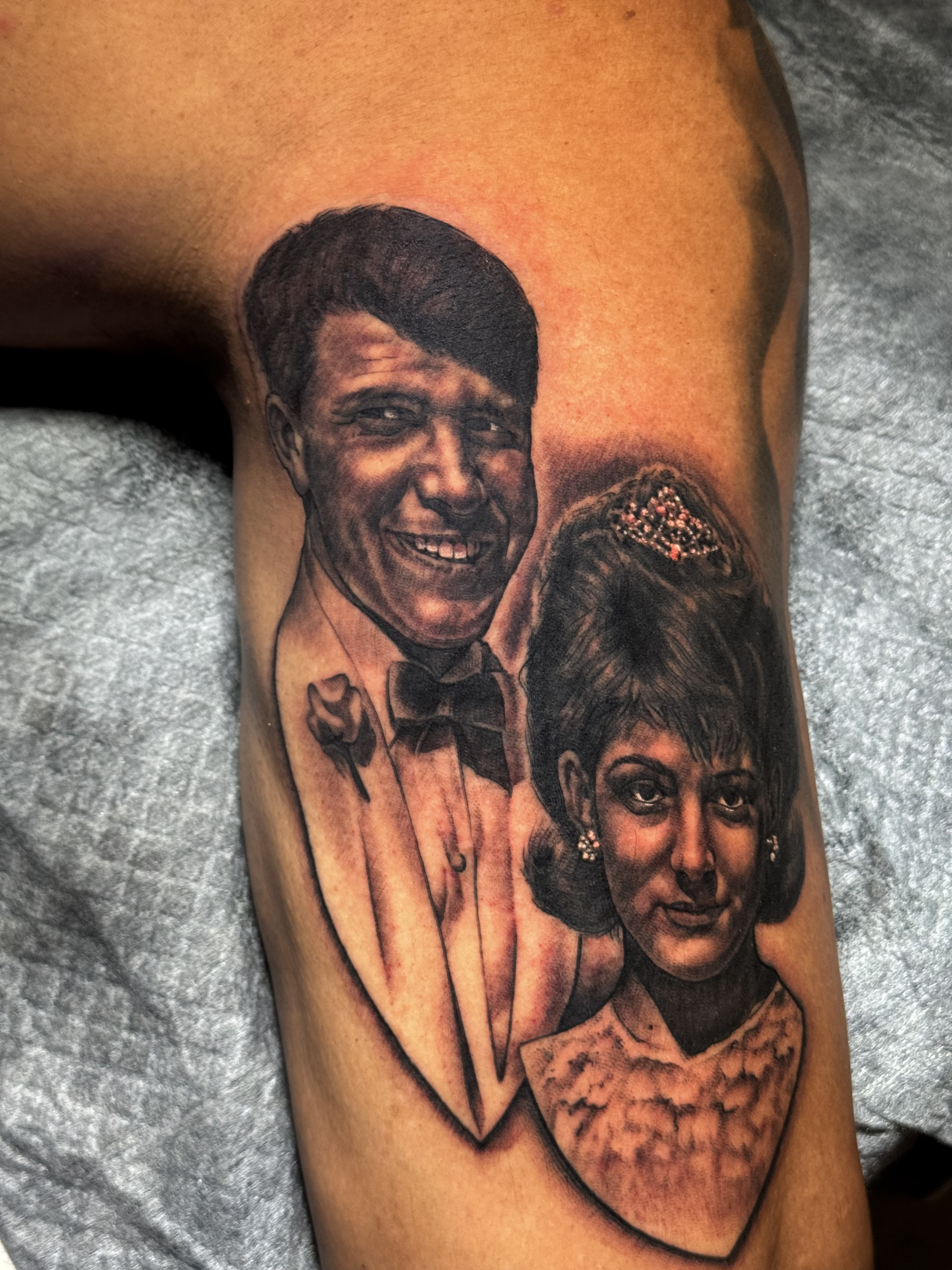 Custom color realism tattoo